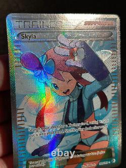 Carte Pokemon Skyla (Art Complet) Franchissement des Limites 149/149 Ultra Rare