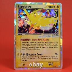 Carte Pokemon TCG ex Fire Red Leaf Green Zapdos ex 116/112 Holo Ultra Rare CLEAN <br/>   	 <br/>		(This is already in English)