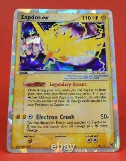 Carte Pokemon TCG ex Fire Red Leaf Green Zapdos ex 116/112 Holo Ultra Rare CLEAN

<br/>  <br/>


(This is already in English)