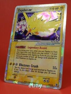 Carte Pokemon TCG ex Fire Red Leaf Green Zapdos ex 116/112 Holo Ultra Rare CLEAN	
<br/> <br/>(This is already in English)