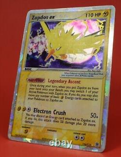 Carte Pokemon TCG ex Fire Red Leaf Green Zapdos ex 116/112 Holo Ultra Rare CLEAN<br/>
	    <br/>(This is already in English)