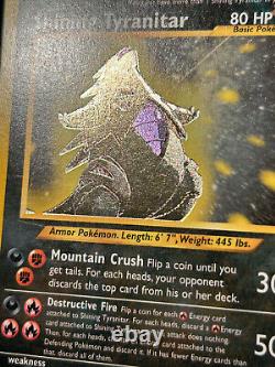 Carte Pokémon Tyranocif Brillant Destinées Futures 113/105 HOLO Ultra Rare Secret