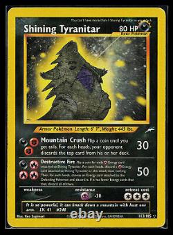 Carte Pokémon Tyranocif Brillant Destinées Futures 113/105 Ultra Rare