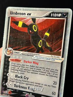 Carte Pokemon Umbreon ex Forces Cachées 112/115 Ultra Rare SWIRL