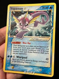 Carte Pokemon Vaporeon Gold Star EX Power Keepers 102/108 Ultra Rare