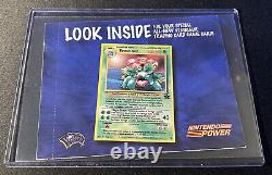 Carte Pokémon holographique rare de Vénusaur Nintendo Power Promo Black Star scellée #13 WOTC