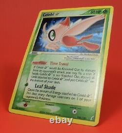 Carte Tcg Pokemon Ex Crystal Guardian Shining Celebi Gold Star 100/100 Holo Rare