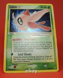 Carte Tcg Pokemon Ex Crystal Guardian Shining Celebi Gold Star 100/100 Holo Rare