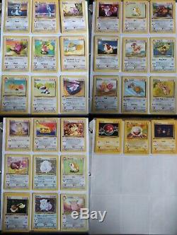 Carte Vintage Pokemon Lot 300+! Rare Collection De Reliures Holo Shadowless