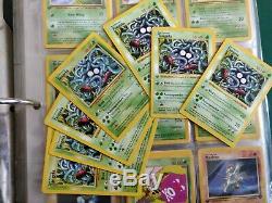 Carte Vintage Pokemon Lot 300+! Rare Collection De Reliures Holo Shadowless