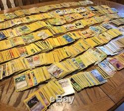 Carte Vintage Pokemon Lot 3800 Cartes Holo Rares Collection De 1995 À 2012