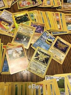 Carte Vintage Pokemon Lot 3800 Cartes Holo Rares Collection De 1995 À 2012