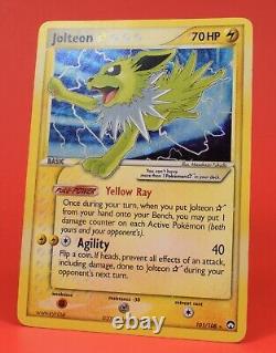 Carte ex Power Keepers Jolteon Brillant étoile d'or 101/108 Rare Holo Pokémon JCC