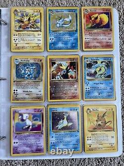 Cartes De Pokémon Vintage Reliure De Lot De Collection Rare Holo Wotc 1999 Era