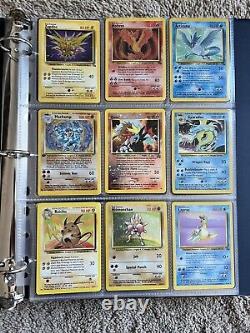 Cartes De Pokémon Vintage Reliure De Lot De Collection Rare Holo Wotc 1999 Era