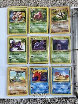 Cartes De Pokémon Vintage Reliure De Lot De Collection Rare Holo Wotc 1999 Era