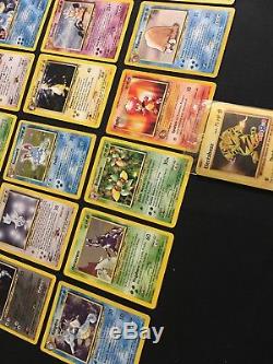 Cartes Neo Genesis Holo Pokemon Lot Rare Lot De 20 Lugia, Feraligatr, Typhlosion