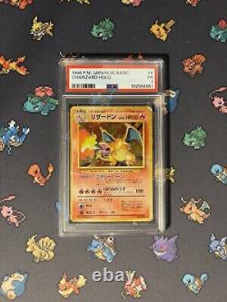 Cartes Pokémon Charizard #006 Holo Rare Jeu de Base JAPONAIS PSA 1 MAUVAIS SPIRALE