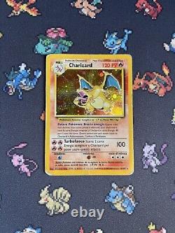 Cartes Pokémon Charizard 4/102 Base Set ITALIEN WOTC (HP)