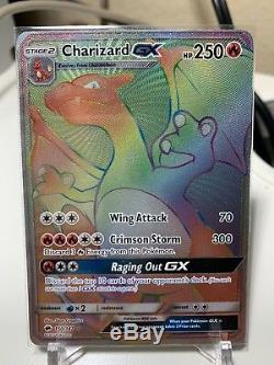 Cartes Pokémon Charizard Gx 150/147 Hyper Rare Mint Burning Shadows