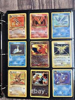 Cartes Pokemon Collection Rare VINTAGE CHARIZARD Holo Lot UNIQUE WOTC de l'ère 1999