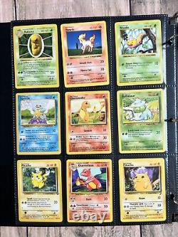 Cartes Pokemon Collection Rare VINTAGE CHARIZARD Holo Lot UNIQUE WOTC de l'ère 1999