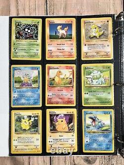 Cartes Pokemon Collection Rare VINTAGE CHARIZARD Holo Lot UNIQUE de l'ère WOTC de 1999