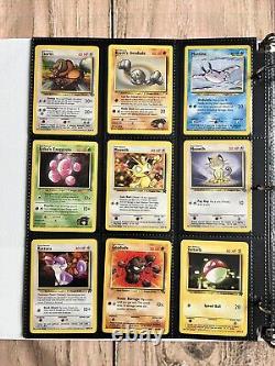 Cartes Pokemon Collection Rare VINTAGE CHARIZARD Holo Lot UNIQUE de l'ère WOTC de 1999