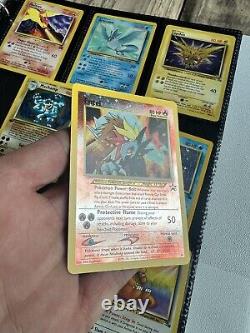 Cartes Pokemon Collection Rare VINTAGE CHARIZARD Holo Lot UNIQUE de l'ère WOTC de 1999