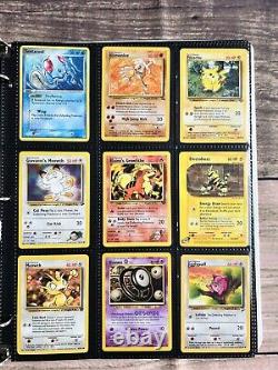Cartes Pokemon Collection Rare VINTAGE CHARIZARD Holo WOTC 1999 Era Lot UNIQUE