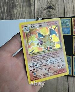 Cartes Pokemon Collection Rare VINTAGE CHARIZARD Holo WOTC 1999 Lot Era UNIQUE