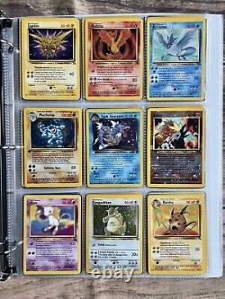 Cartes Pokemon Collection Rare VINTAGE Classeur Holo WOTC Lot PREMIUM de l'ère 1999