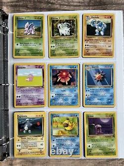 Cartes Pokemon Collection Rare VINTAGE Classeur Holo WOTC Lot PREMIUM de l'ère 1999