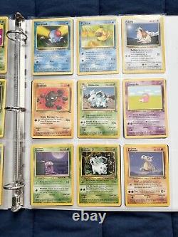 Cartes Pokémon Collection Rare VINTAGE lot classeur Holo WOTC 1999 Ère