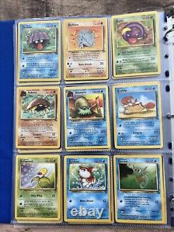 Cartes Pokemon Collection Rare VINTAGE lot reliure Holo WOTC ère 1999