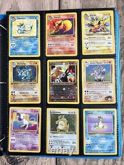 Cartes Pokemon Collection Rare VINTAGE reliure Holo WOTC Lot PREMIUM de l'ère 1999