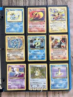 Cartes Pokemon Collection Rare VINTAGE reliure Holo WOTC Lot PREMIUM de l'ère 1999