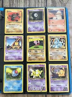 Cartes Pokemon Collection Rare VINTAGE reliure Holo WOTC Lot PREMIUM de l'ère 1999