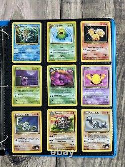 Cartes Pokemon Collection Rare VINTAGE reliure Holo WOTC Lot PREMIUM de l'ère 1999