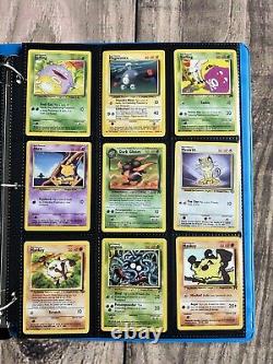 Cartes Pokemon Collection Rare VINTAGE reliure Holo WOTC Lot PREMIUM de l'ère 1999