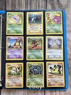 Cartes Pokemon Collection Rare VINTAGE reliure Holo WOTC Lot PREMIUM de l'ère 1999