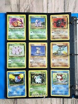 Cartes Pokemon Collection Rare VINTAGE reliure Holo WOTC Lot PREMIUM de l'ère 1999