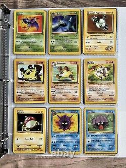 Cartes Pokémon Collection Rare Vintage dans un classeur Holo WOTC de l'ère 1999 Lot PREMIUM