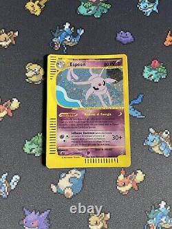 Cartes Pokémon Espeon H9/H32 Rare Holo Aquapolis ITALIEN (MP)