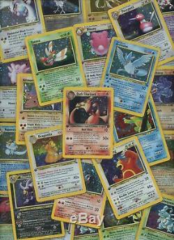 Cartes Pokemon Old Originale 1ère Édition + Holos + + Promotions Plus De 100 Cartes Rares