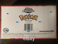 Cartes Pokemon Sealed Topps Chrome Series 1 Booster Box 1ère Édition 2000 Rare