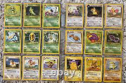 Cartes Pokémon Set Original 151 Complet Vintage / Dracaufeu, Tortank, Florizarre