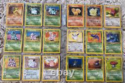 Cartes Pokémon Set Original 151 Complet Vintage / Dracaufeu, Tortank, Florizarre