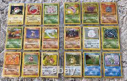 Cartes Pokémon Set Original 151 Complet Vintage / Dracaufeu, Tortank, Florizarre