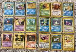 Cartes Pokémon Set Original 151 Complet Vintage / Dracaufeu, Tortank, Florizarre